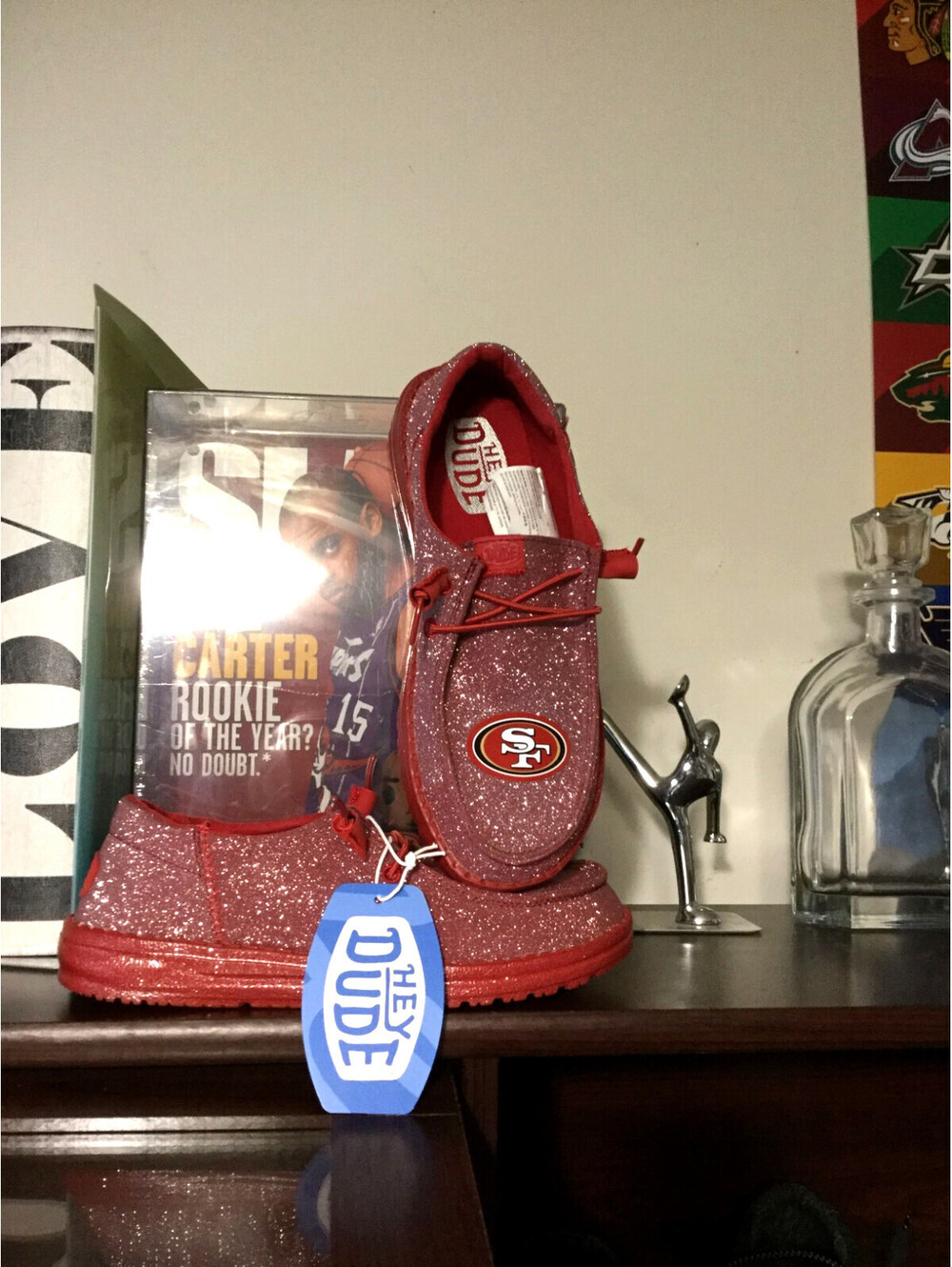San Francisco 49ers Hey Dudes Casual Shoes Womens 7